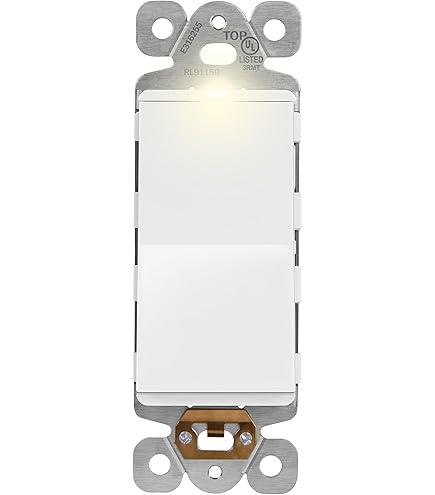 Interrupteur Mural Leviton 3 Voies Ivoire 15A 120V Avec Plaque - Occasion