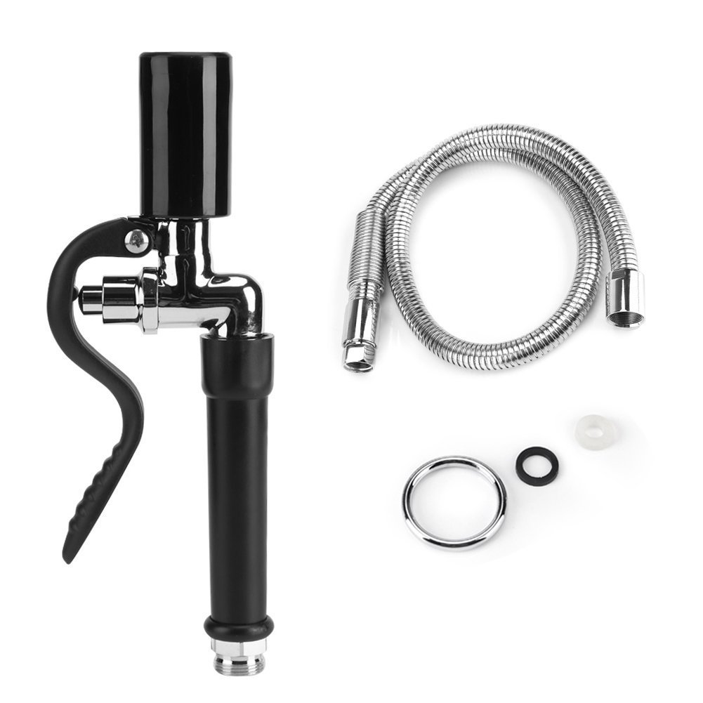Kitchen Taps Brass Stainless Steel Kitchen Taps Mixer Kitchen Tap, Kitchen Tap for Kitchen Spray/Commercial Tap/Sink Mixer Black,Hose Commercial Dishwasher