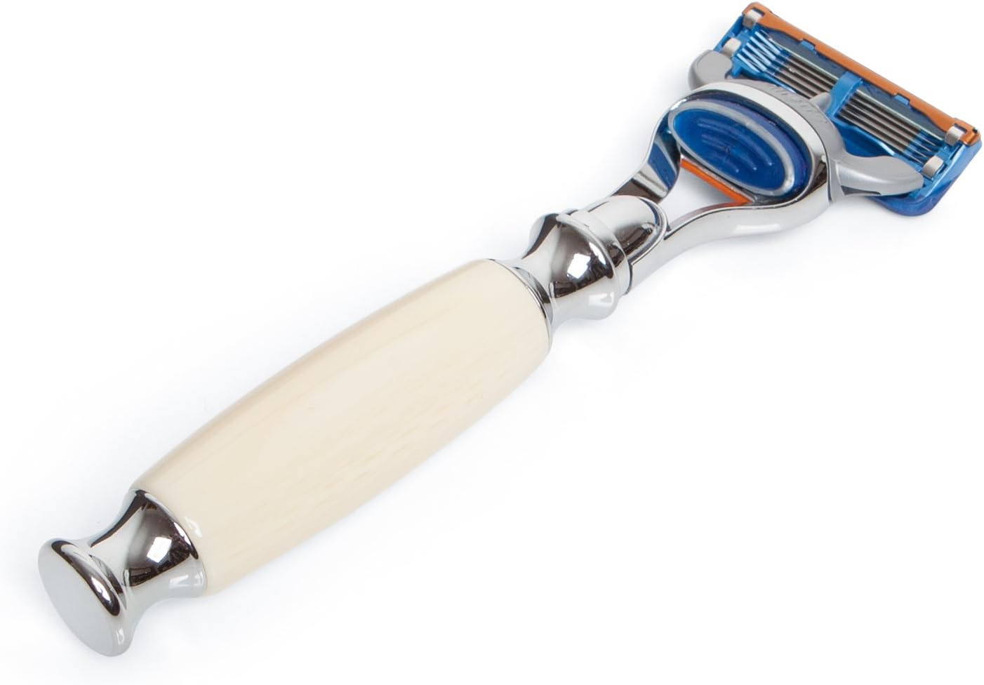 Gillette Fusion Compatible Shaving Razor - Faux Ivory Handle