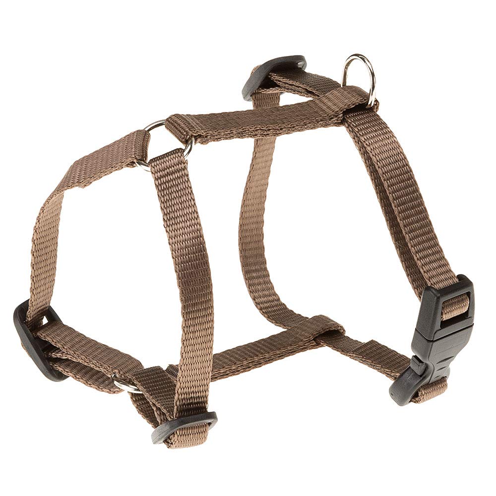 Ferplast Small Dog Harness CHAMPION XS, Cat Harness Adjustable in 3 Points, Easy to Wear, Chest 25-38 cm. Brown โ image 1