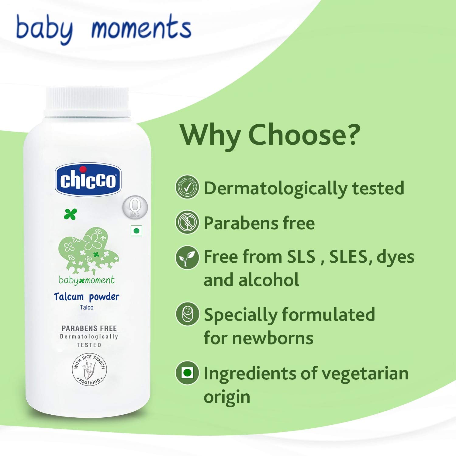 chicco talcum powder 500gm