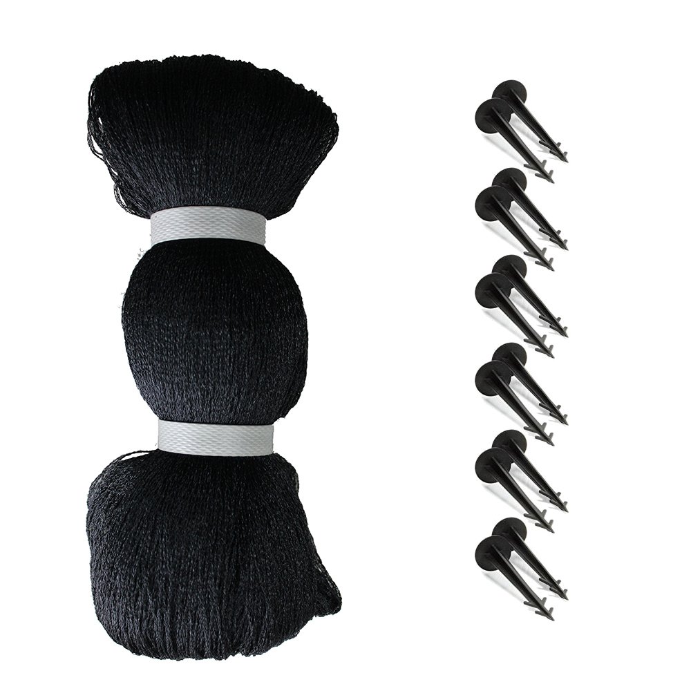 Rainleaf Pond Netting, 7' x 10' Pond Net Cover, Koi Pond Netting for Leaves, Heavy Duty Koi Pond Net Protecting Koi Fish from Herons, Stakes Included