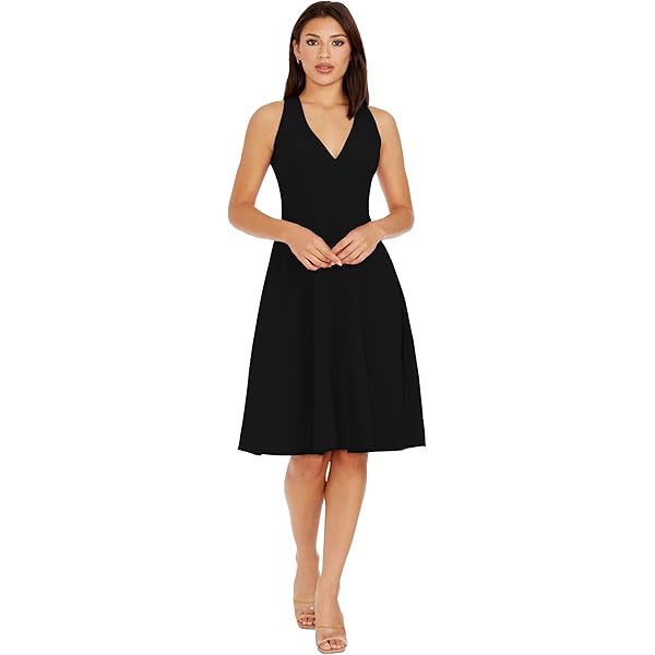 Amazon.com: Dress the Population Womens Elisa Sleeveless
