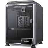 Creality K1C 3D Printer, 600mm/s High-Speed Auto Leveling Clog-Free Robust Direct Extruder K1 SE Upgraded 3D Printer with AI Camera 300&deg;C Printing Silent Mode Support Carbon Fiber Filaments