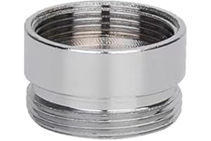 XNTONG Faucet Aerator Adapter - M20 Female to M22 Male Adapter, Chrome Brass Sink Adapter, for Kitchen and Bathroom Faucet Adapter Kit Connection (F20-M22)