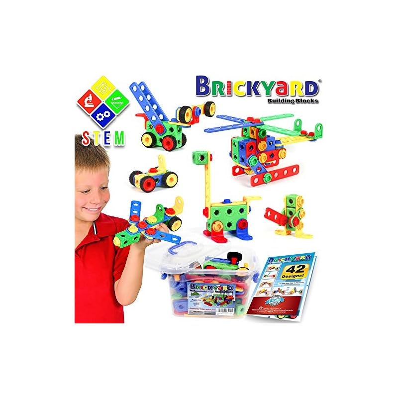 Brickyard Building Blocks STEM Toys Educational Building Toys for