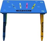 Oypla Wooden Crayon Table & Chairs Set for Kids - Indoor/Outdoor Use view 8