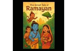 Ramayan for Kids: A Fun and Illustrated Storybook of Rama, Sita, and Hanuman for Ages 3–8