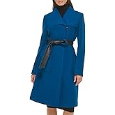 Cole Haan Women's Belted Coat Wool With Cuff Details