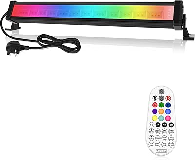 Linke LED RGB Light Bar 42W Wall Washer 3350LM 10 Colors 30 Modes Remote