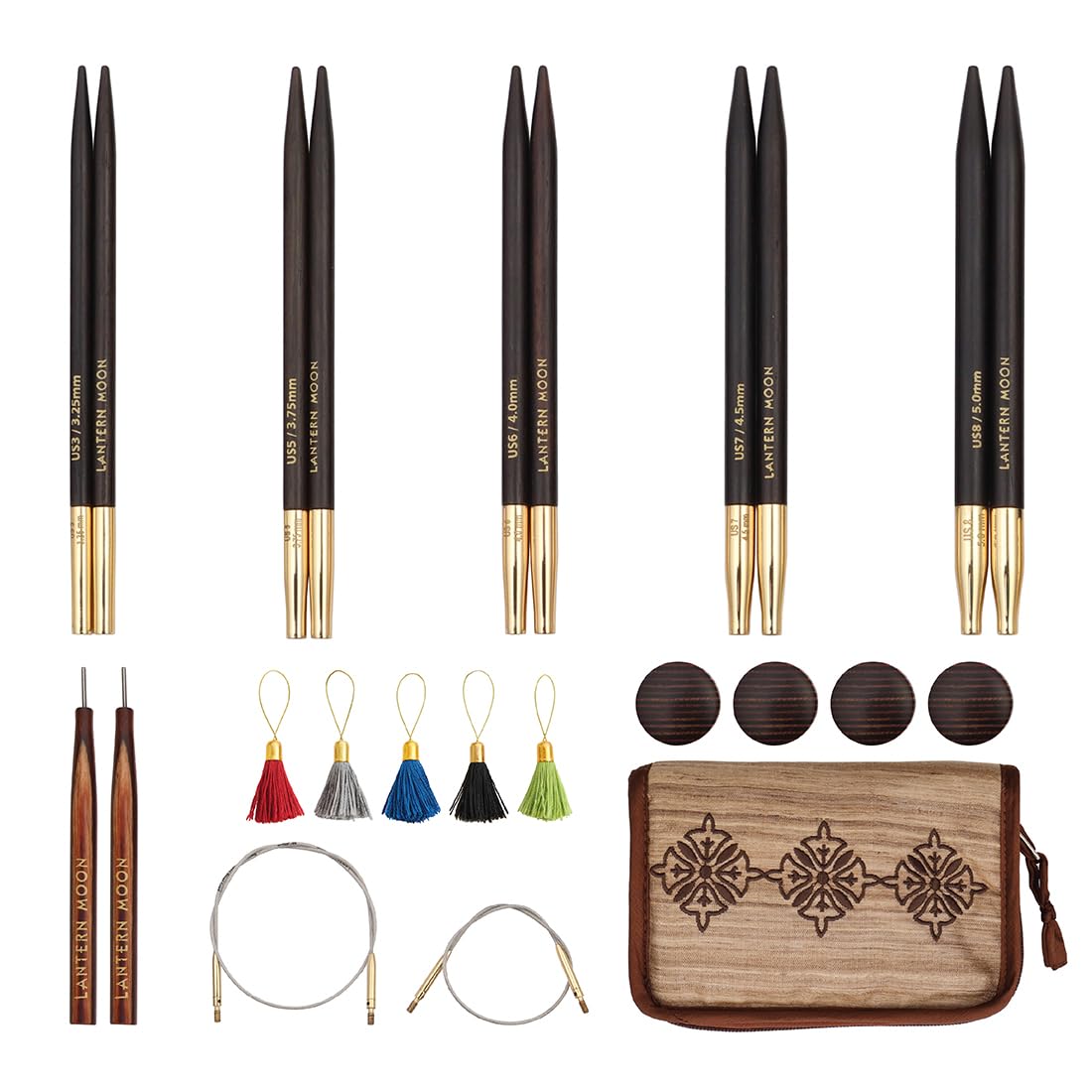 Lantern Moon - Lantern Moon Heritage (10cm) Interchangeable Needle - 1 Set, Brown — image 1