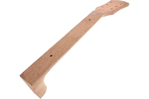ELAYARD Solid Maple Guitar Neck Replacement for Electric Acoustic Guitars DIY Headstock Material with