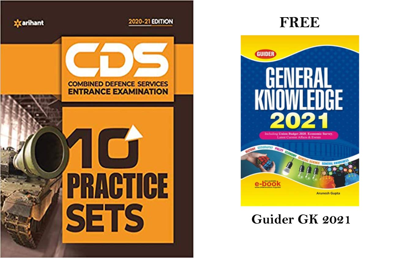 CDS 10 Practice Sets in English 2021 with Free Guider GK Book by Arihant Publication (2020-21) [Paperback] Arihant Experts and Fastbook Library