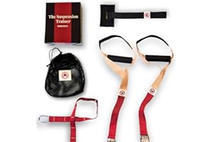 Manhas Health Suspension Training Kit – Adjustable Full Body Resistance Trainer for Home & Outdoor Use – Heavy Duty Straps (S