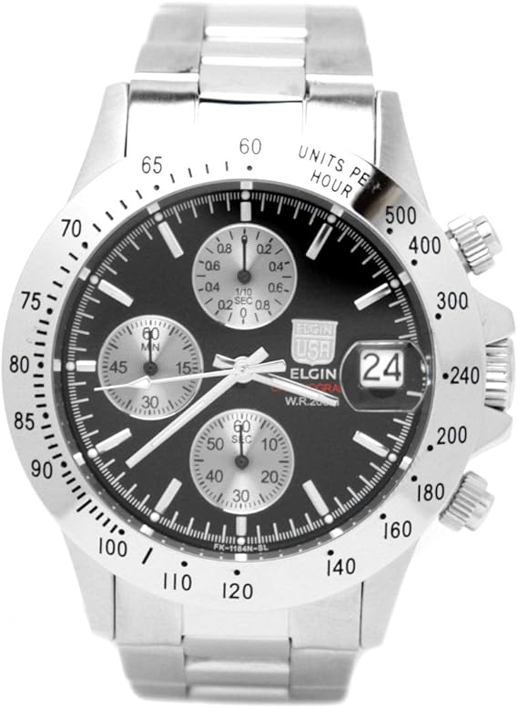 Amazon エルジン 腕時計 Fk1184s B メンズ シルバー メンズ腕時計 腕時計 通販