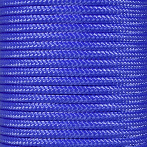 West Coast Paracord 3 Strand Nylon Certified Type II 325 Paracord (Electric Blue, 100 Feet)