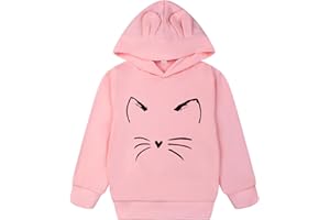 Popshion Toddler Girls Hoodies Kids Pullover Sweatshirt Butterfly Sweater Casual Hoodies Sweatshirts Long Sleeve Shirts Tops