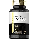 Carlyle Multivitamin for Men 50+ | 200 Count | with B Vitamins, Vitamin D, Magnesium &amp; Zinc | Non-GMO, Gluten Free Supplement