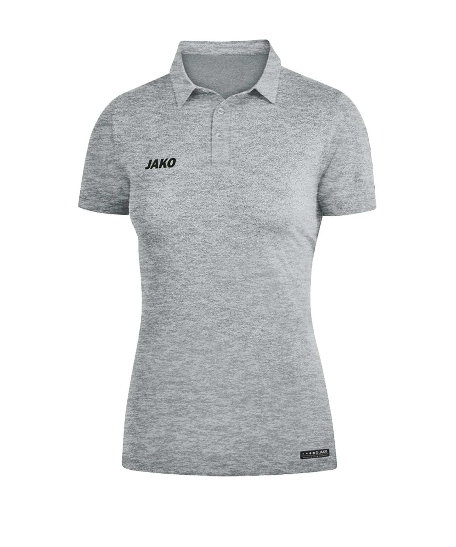 Jako Women's Polo Shirt, Size 44, Light Grey