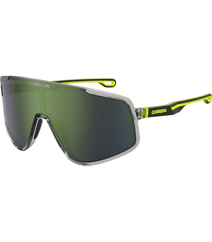 Carrera FLAGLAB 12 04CW ET Rimless Shield Sunglasses - Black / Yellow Amazon.com: Sunglasses Carrera FLAGLAB 12 04CW Yellow Black  main image 2
