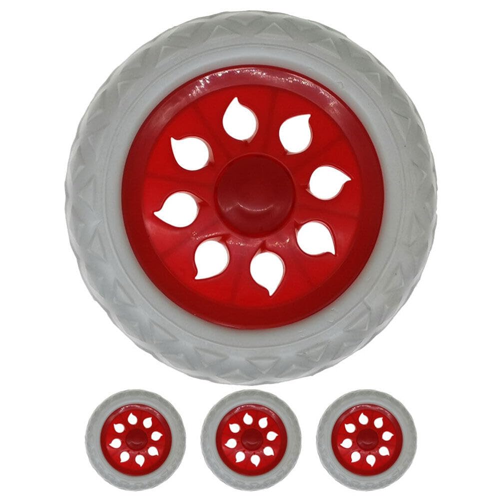 YARNOW 4pcs Shopping Trolley Trolley for The Elderly Shopping Cart Caster Wheels Shopping Cart Wheel Wheelchair Tires Replacement Chair Wheel Part Wheel for Wheelchair Trolley Caster
