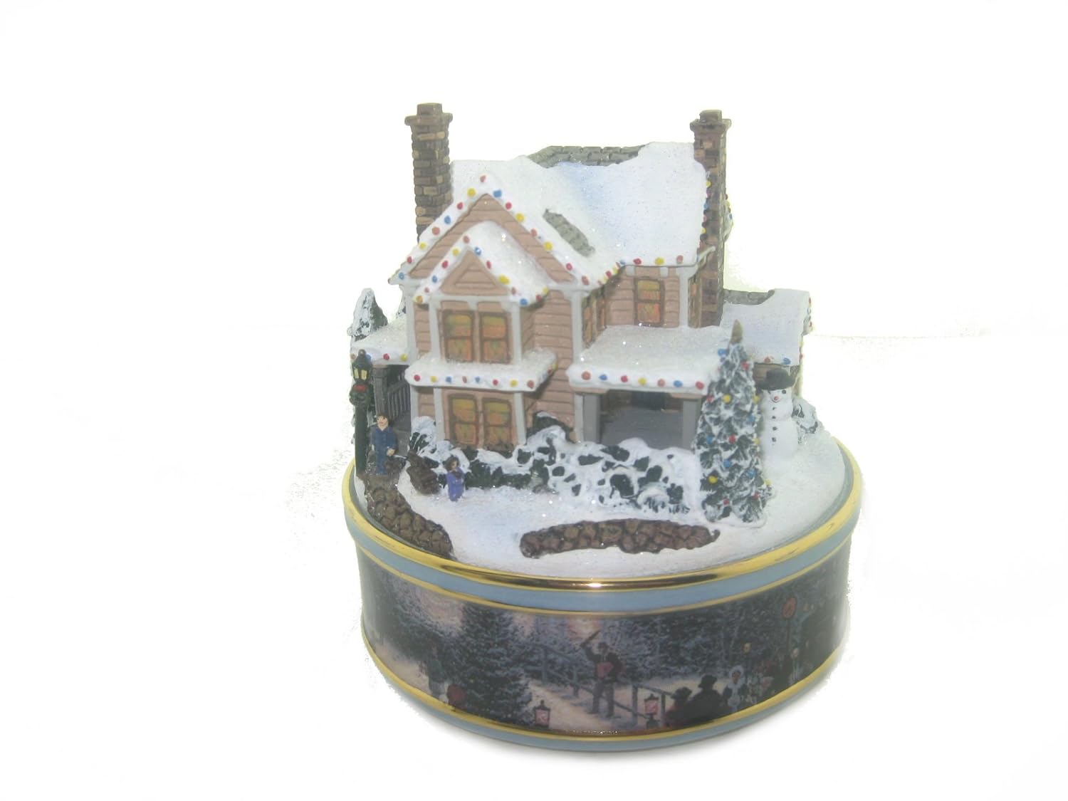 Amazon.com: thomas kinkade "victorian christmas iii" porcelain illuminated music box 2002: home Amazon.com: Thomas Kinkade "Victorian Christmas III" Porcelain Illuminated Music Box 2002: Home