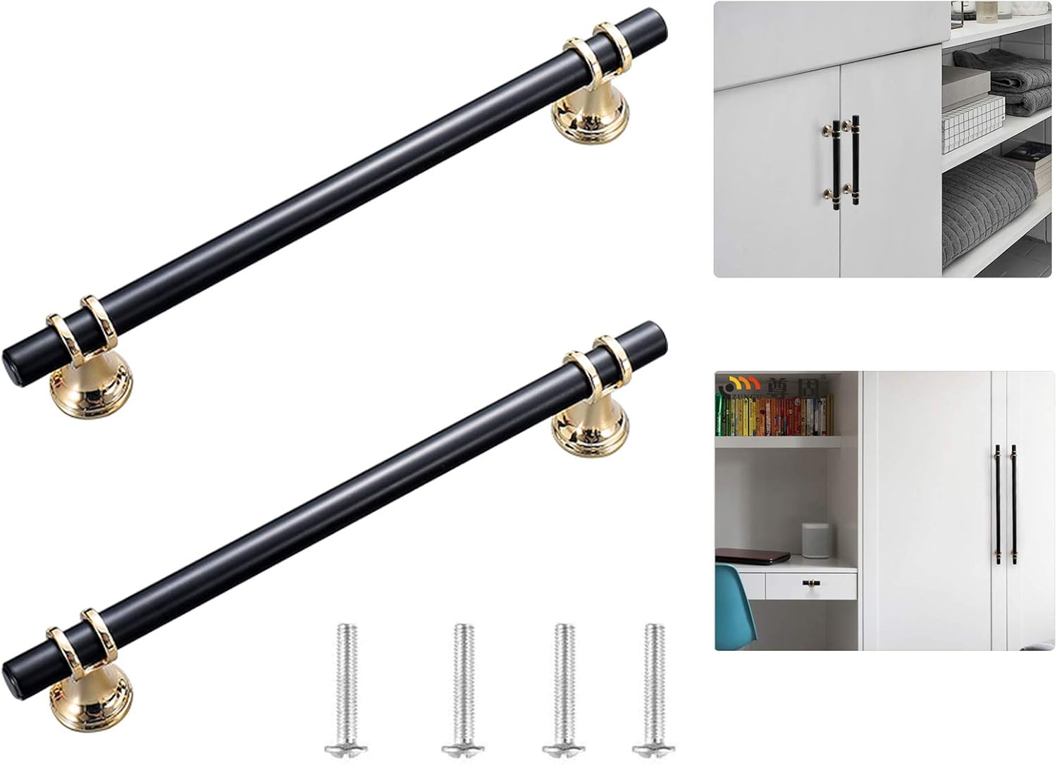 SagaSave Griffschlösser 2er Set - L-Typ Zinklegierung Für Schränke & Verteilerkästen