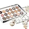 Baking Tray, Stainless Steel Baking Sheet Cookie Tray Professional, 40 x 30 x 2.5 cm, Non Toxic & Healthy, Mirror Finish…