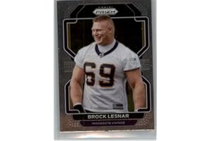 2021 Panini Prizm #134 Brock Lesnar Minnesota Vikings NFL Football Trading Card