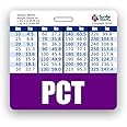 PCT Badge Buddy Horizontal w/Height & Weight Conversion Charts (Standard, Purple)