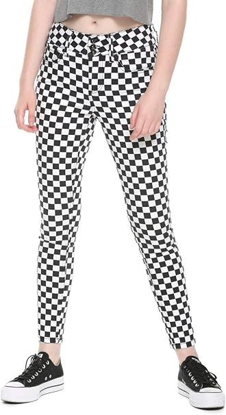 plaid skinny jeans hot topic