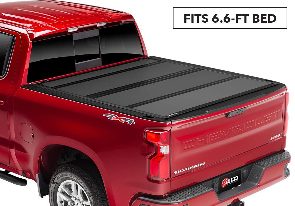 Sierra 5 8 Bed Bakflip Mx4 Hard Folding Truck Bed Tonneau Cover Fits 2019 Gm Silverado 448130 Exterior Accessories Truck Bed Tailgate Accessories