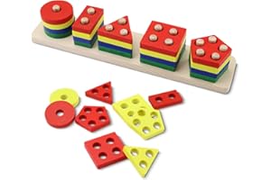 Dementia Activities for Seniors, YITOBA Wooden Dementia Products for Elderly Activities, Geometric and Number Memory Matching