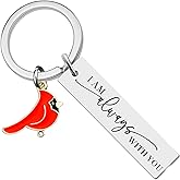 igvean Cardinal Keychain Bereavement Gifts Sympathy Gift Memorial Gifts Loss of Mother Father Lover Friend Remembrance Grief Gift for Condolence Funeral Baskets Cardinal Bird Themed Keyring