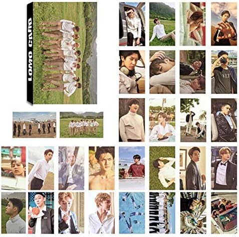maoyixin 30 Pcs KPOP EXO Lomo Card MONSTA X MAMAMOO SNSD Picture BLACKPINK Poster Card (Multi)