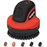 Electric Grill Brush for Outdoor Grill- 4 Replaceable Heads, 3000mAh IPX7 Waterproof BBQ Cleaning Scrubber for Kitchen &amp; Car &amp; Bathroom - Ideal Mother&rsquo;s for Grill Lovers, Dad, Mom