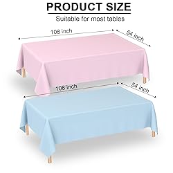 WNINK 2 Pack Gender Reveal Plastic