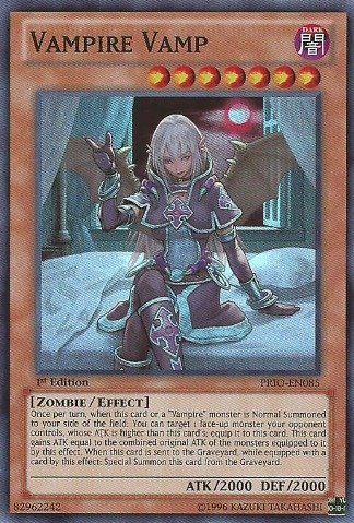 Yu-Gi-Oh! - Vampire Vamp (PRIO-EN085) - Primal Origin - 1st Edition - Super Rare