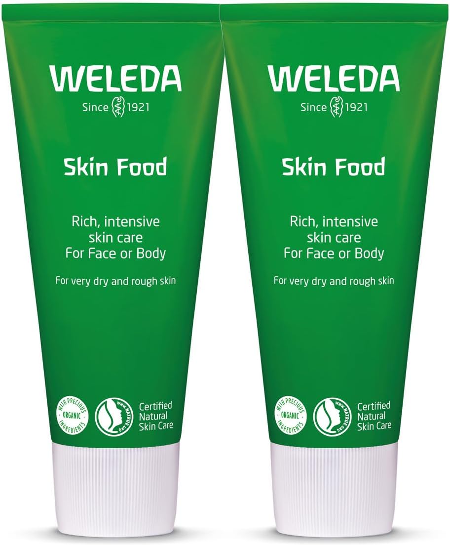 Weleda Skin Food Twin Pack 2 x 75ml Dry Skin Moisturiser Body & Face Cream