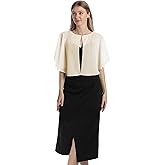 Hotshawl Chiffon Capelet Soft capes Shawls and Wraps for Evening Dress Wedding Cape 1920s shawl accessories for women