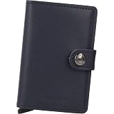 Secrid - Miniwallet, Travel Accessory- Envelope Type Card Holder, Navy, One Size, Modern