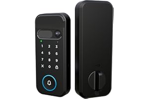 myQ Secure View™ 3-in-1 Smart Lock with 2K HDR Video Doorbell Camera, Face Access, Fingerprint Access, PIN & App Control — In