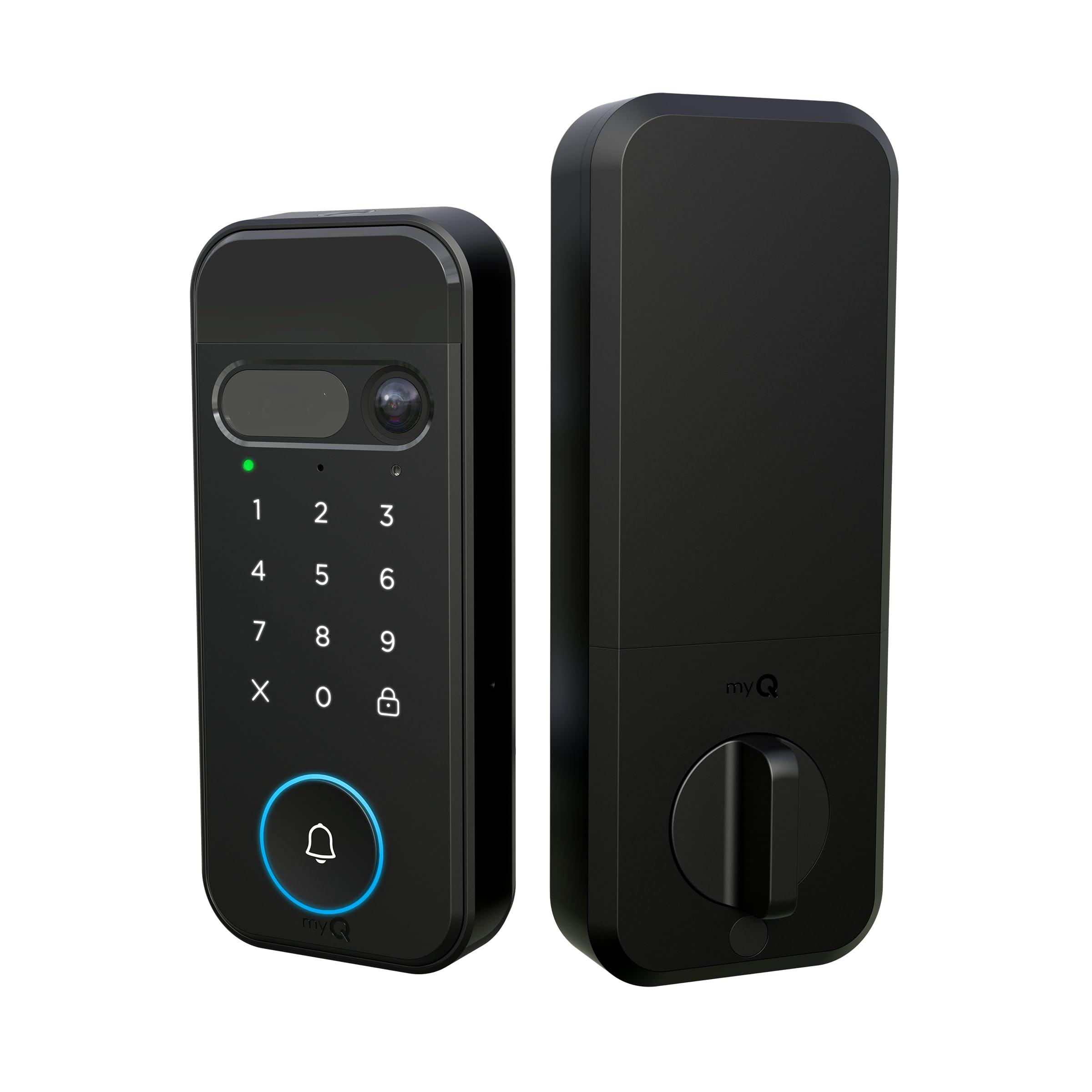 Photo 1 of myQ Secure View™ 3-in-1 Smart Lock with 2K HDR Video Doorbell Camera, Face Access, Fingerprint Access, PIN & App Control — Intelligent Entry with Built-in Camera, Color Night Vision & Two-Way Audio