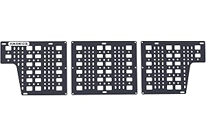 KNAWIER Truck Bed Front Molle Panel Compatible with 2005-2023 Tacoma,Black Storage Molle Rack Shelf,Simple Bolt-on Installati