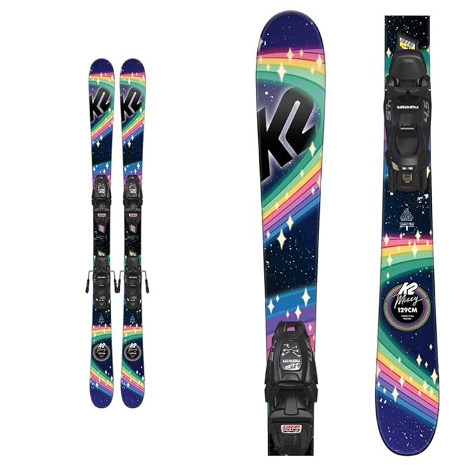  K2 Missy Kids Skis With Fdt 70 Bindings