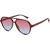 SOJOS Classic Polarized Aviator Sunglasses for Women Men, Retro Trendy Aviators Shades SJ2201