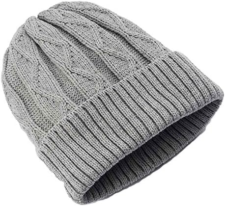 Urban Pipeline Men Cable Knit Beanie Grey One Size YUP53CW05
