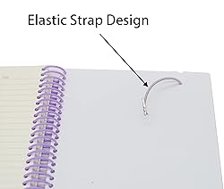 Large Spiral Notebook With Bandage, 2 Pcs 10.2 Inch