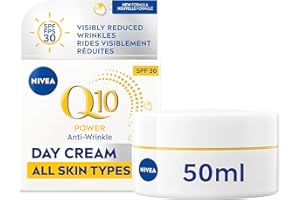 NIVEA Q10 Power Anti-Wrinkle Firming Day Cream with SPF30 | Anti-Aging face cream 50mL