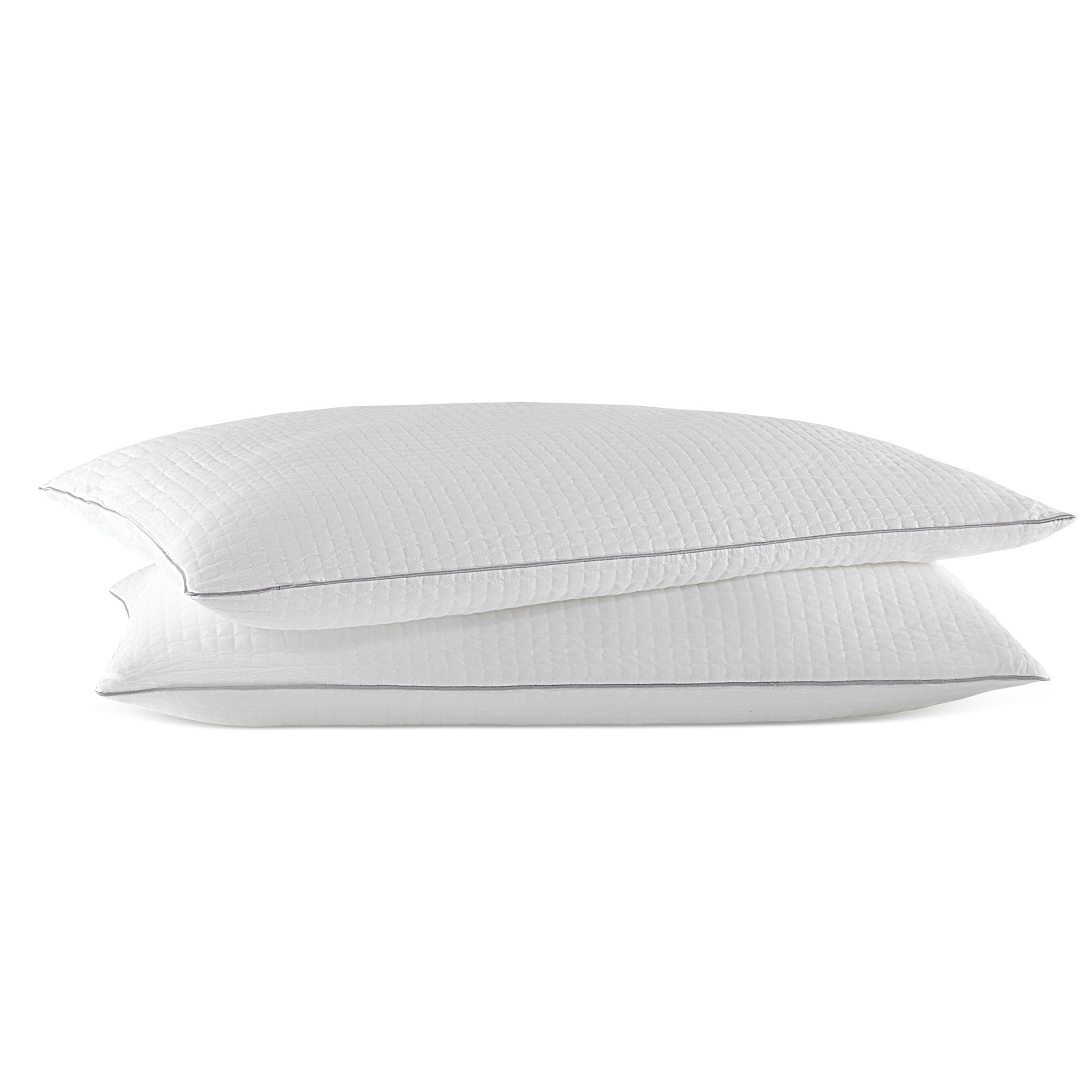Photo 1 of Sonive Ultra Thin Pillows Hotel Quality for Sleeping 2 Pack Queen Size, Bed Pillows for Back, Stomach or Side Sleepers, Flat Pillow with Premium Soft Down Alternative Fill (White, 20" x 30")